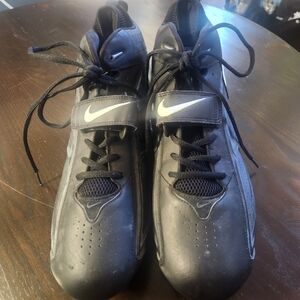 Nike Black High-Tops with White Swoosh